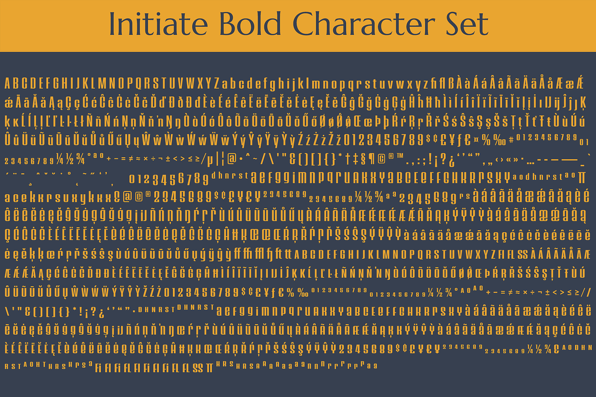Initiate Collection, a Sans Serif Font by Stiggy & Sands (Photo 8 of 9)