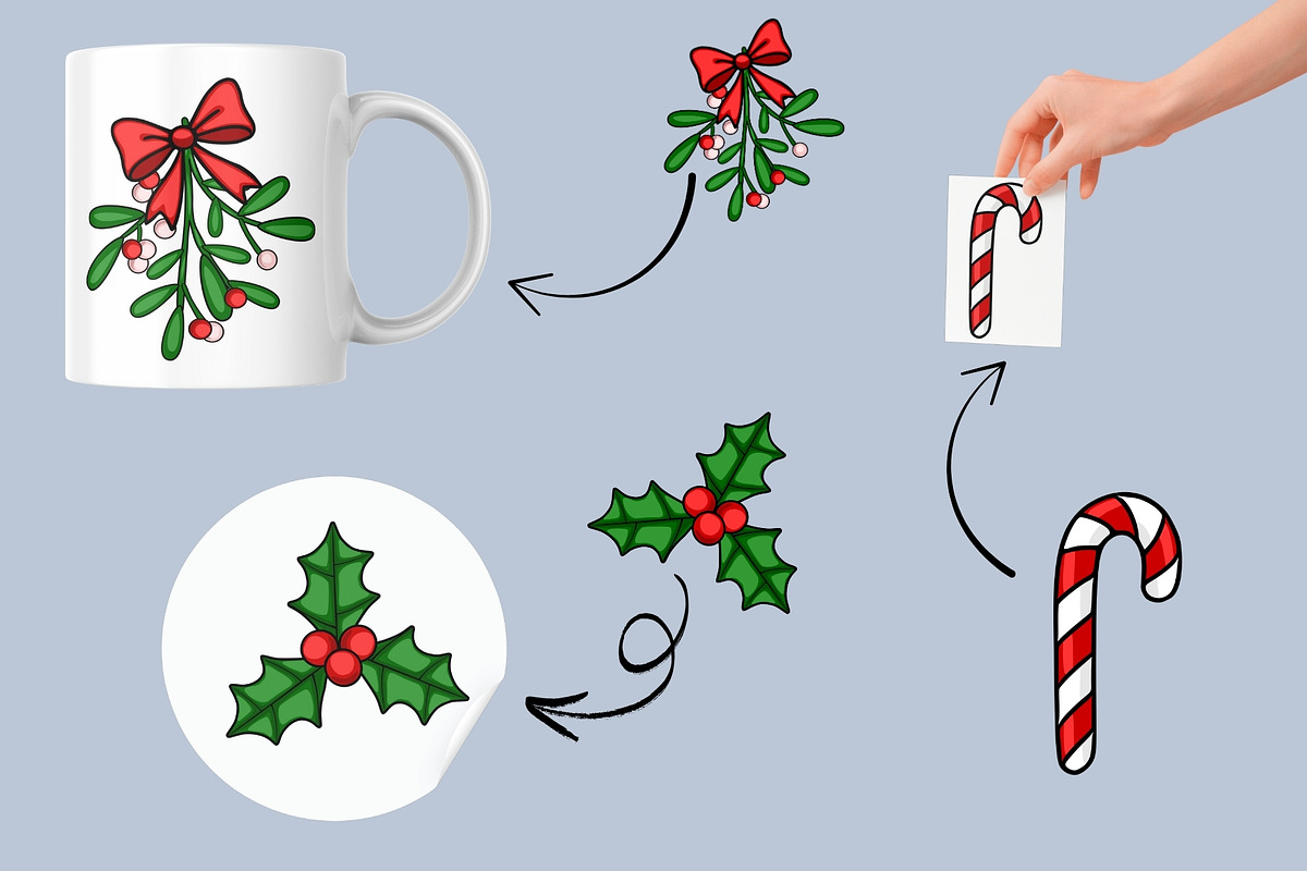 Christmas Angels: Patterns&Clipart, a Seasonal Illustration by Elatedowl (Photo 11 of 15)