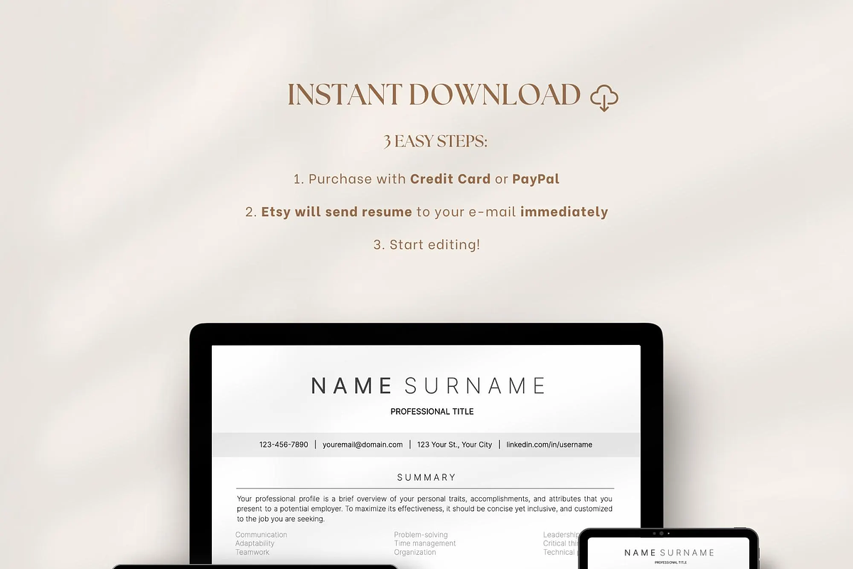 Cv Template Resume Google Docs, a Resume Template by OkiDocs Resume Templates (Photo 6 of 9)