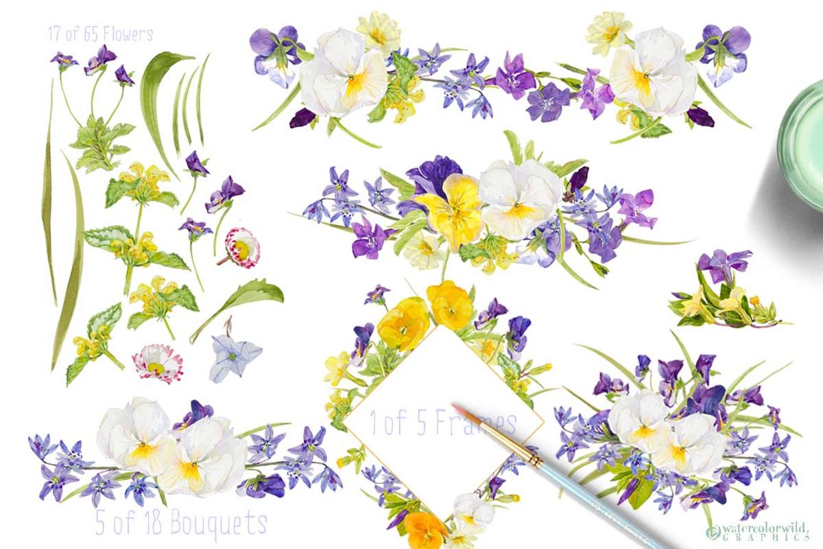 101 PNGs!-Spring Celebration!, an Illustration by watercolorwild.graphics (Photo 5 of 9)