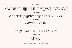 Cherla Chic Serif Font