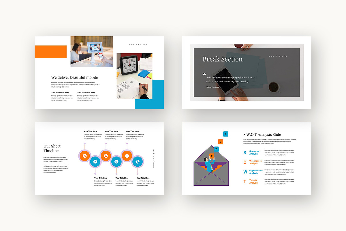 Dyn : App Showcase Powerpoint preview 7