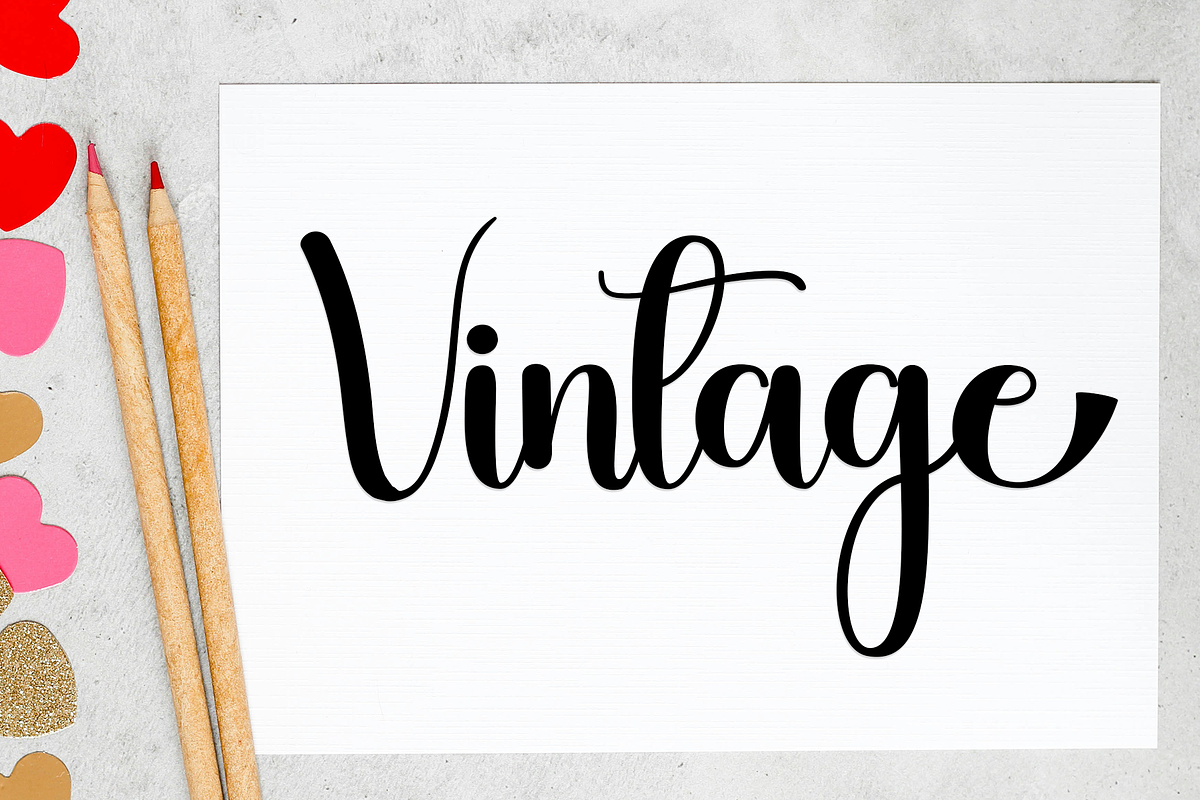 Unique, a Script Font by FreshTypeINK (Photo 5 of 8)