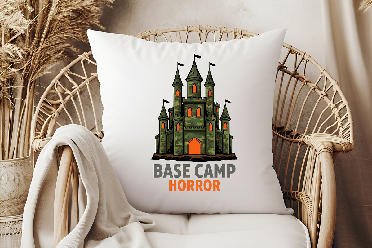 Camo Castle Halloween Sublimation, an Illustration by DreamCafeArt (Photo 6 of 6)