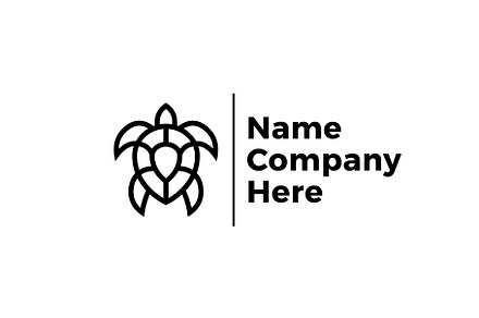 Turtle logo design.