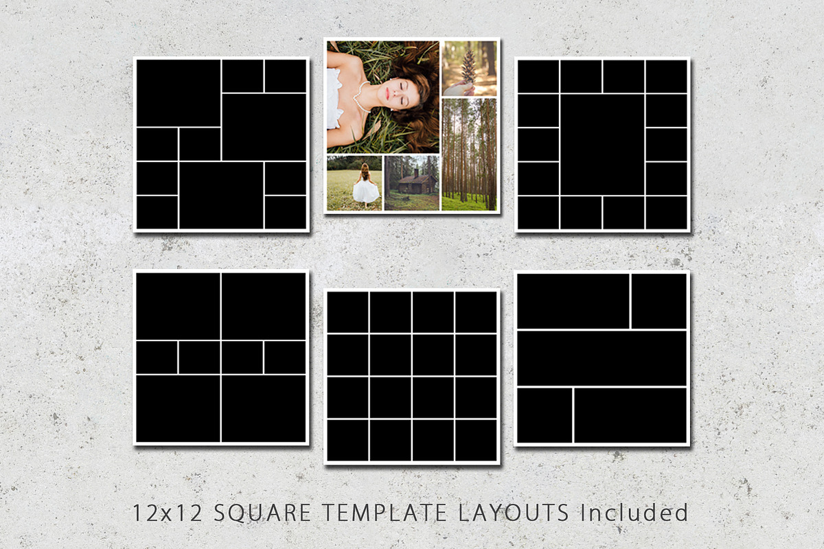 12x12 Photo Book Album Templates, a Templates & Theme by Loveurstyle Designs (Photo 4 of 5)