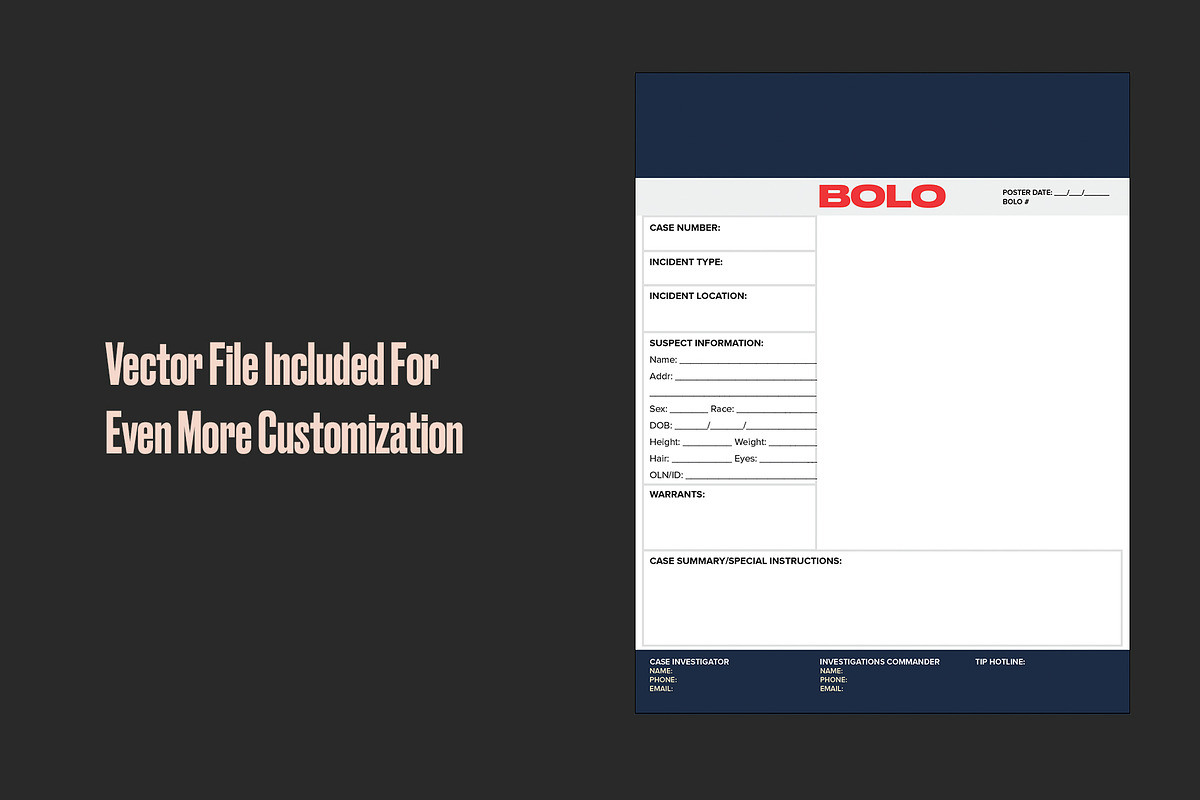 Be On Lookout For (BOLO) Flyer, a Flyer Template by IFBdesign (Photo 5 of 8)