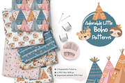 Adorable Little Boho Patterns, a Pattern Graphic by DrawStudio1988 (Thumbnail 5 of 11)