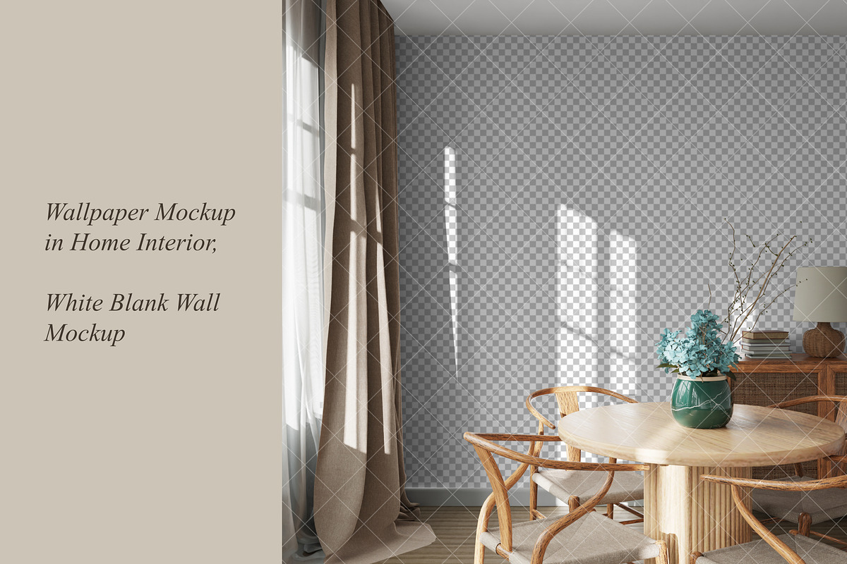 Wallpaper Mockup in Home Interior, a Product Mockup by MockupArtDesign (Photo 7 of 9)