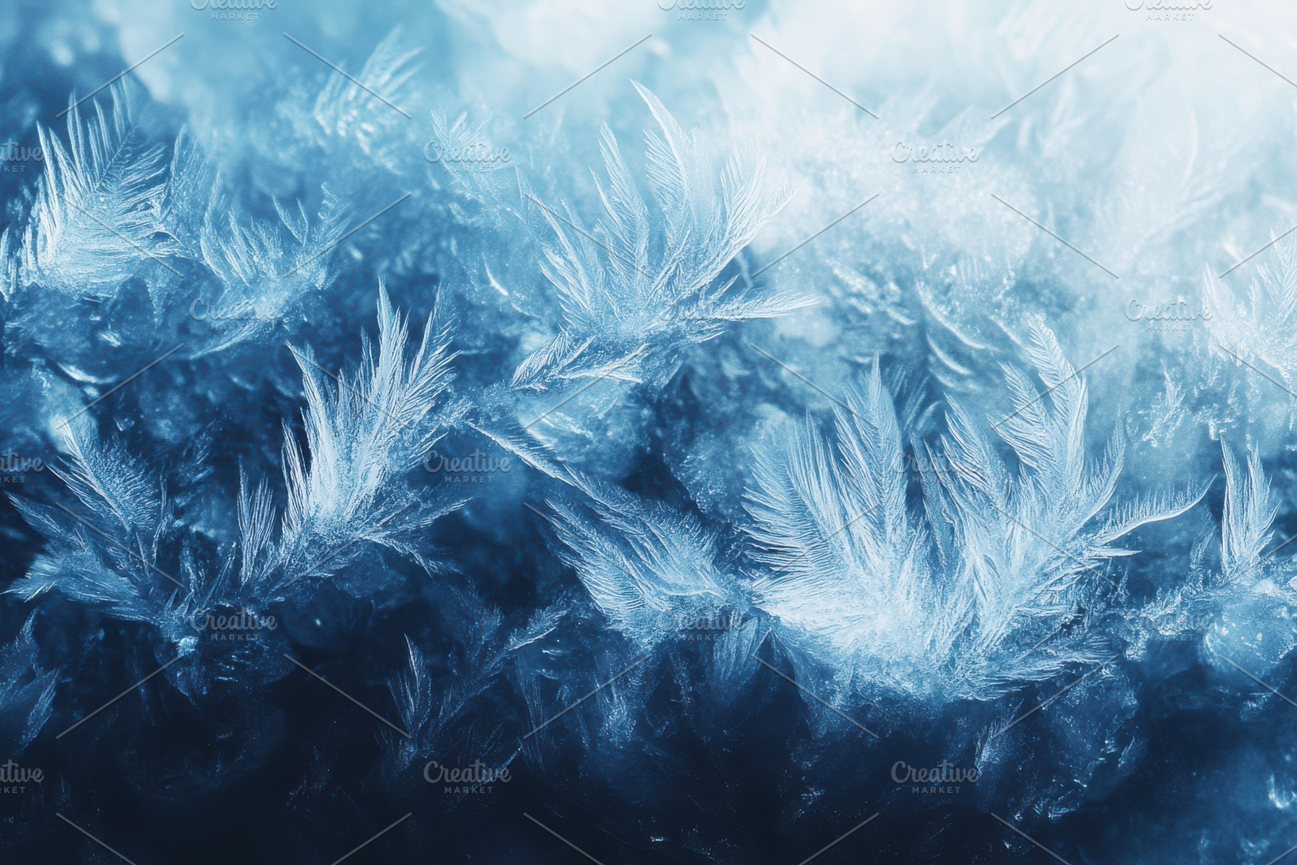 Stunning Ice Crystals Winter Frost N, a Background Photo by Pixeness Studio