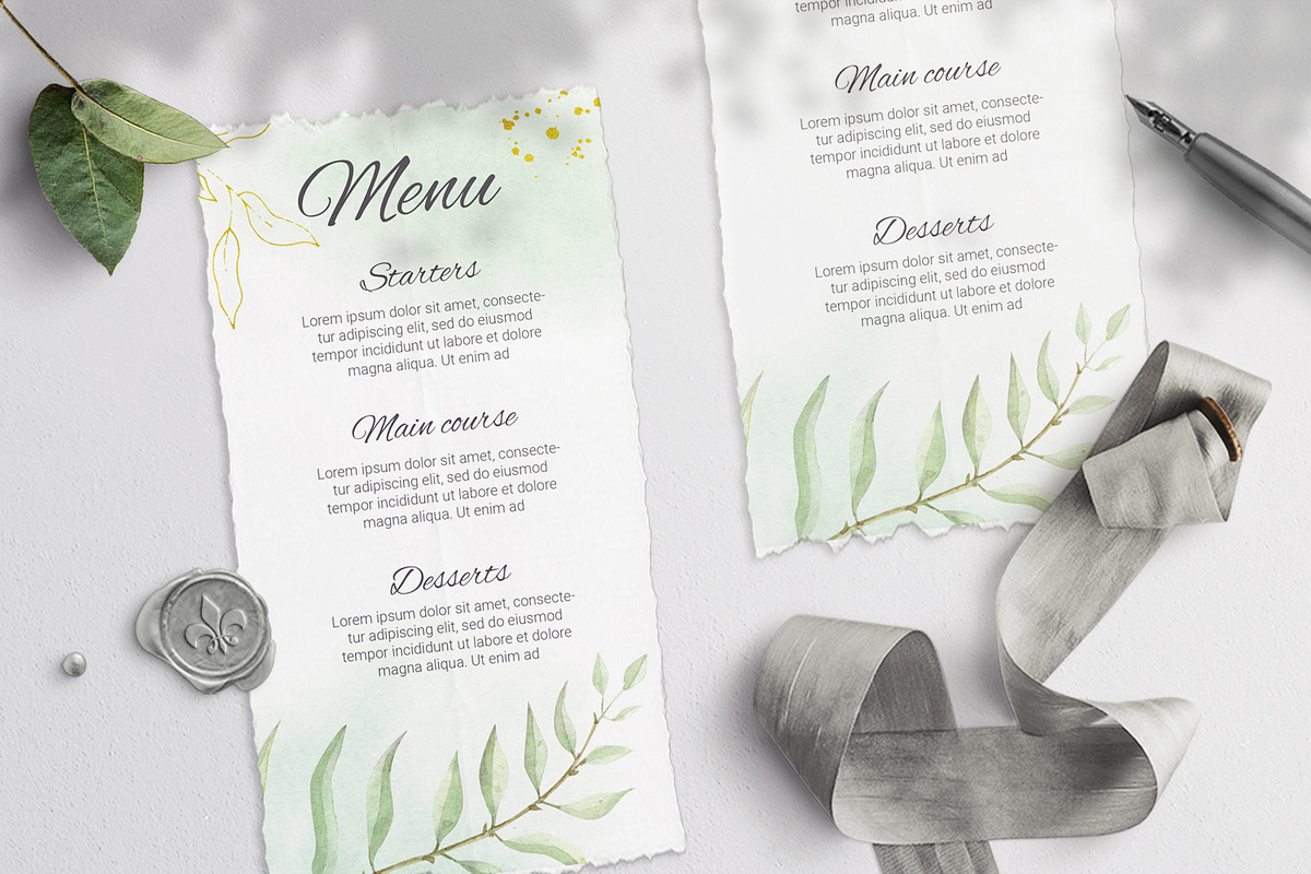 Eucalyptus wedding, an Invitation Template by Nebbia (Photo 3 of 5)