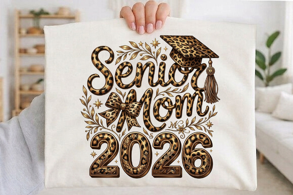 Senior Mom 2026 Png, Graduation Png, an Illustration by designcity5 (Photo 1 of 4)