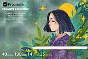 PROCREATE CREATIVE BRUSHBOX, a Brush Add-On by AlexandraArt (Thumbnail 2 of 15)