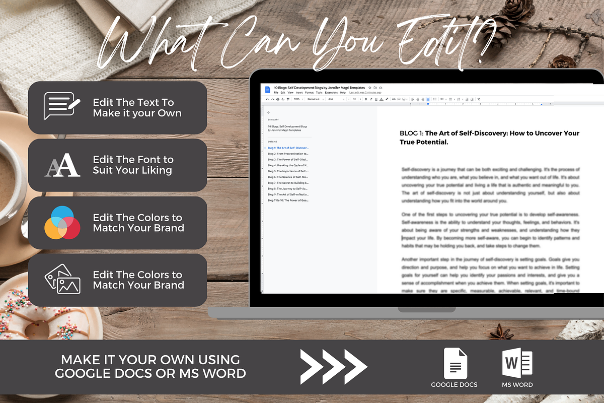 DFY SELF DEVELOPMENT BLOG POSTS, a Templates & Theme by Jennifer Magri Templates (Photo 7 of 8)