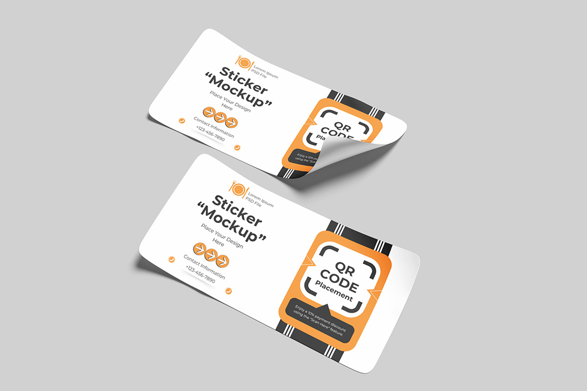 Sticker Mockup, a Product Mockup by bimockup (Photo 3 of 6)