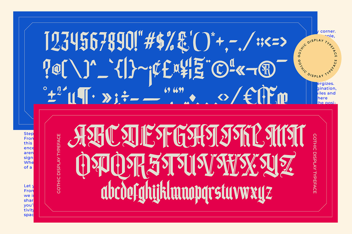Ashenpiky Modern Blackletter Fonts, a Serif Font by Jaruka (Photo 10 of 10)