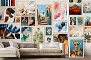 90 Colorful Art Print Series Posters, a Background Graphic by Muzi pear studio (Thumbnail 2 of 8)