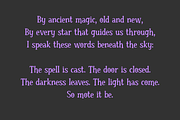 Bewitching Serif - Retro Halloween, a Serif Font by Beck McCormick (Thumbnail 6 of 10)