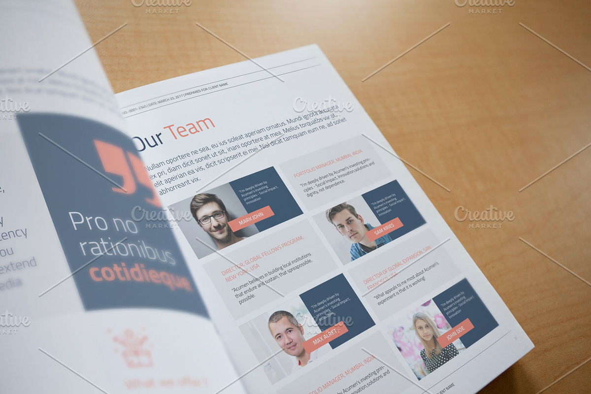 Proposal Template, a Stationery Template by Mastergfx (Photo 11 of 16)