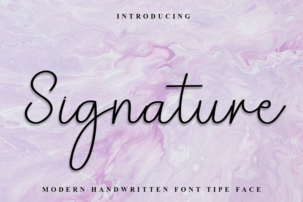 Signature, a Handwritten Font by FreshTypeINK (Photo 6 of 8)
