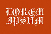 Antique Blackletter Font - No.13, a Blackletter Font by Century Library (Thumbnail 3 of 5)