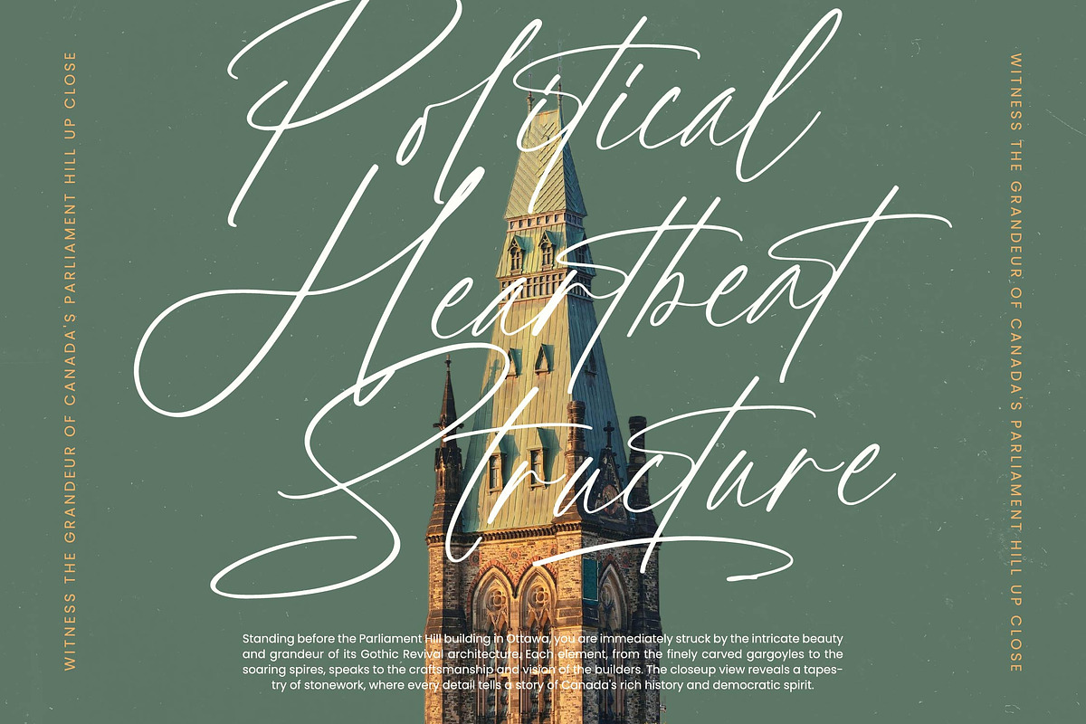 Political Otthestic Modern Script, a Script Font by stylishtype.co (Photo 11 of 20)