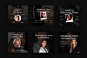 Medspa Canva Instagram Templates, a Social Media Template by Xenié Creative (Thumbnail 4 of 10)