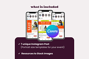 Instagram Event Promo Template, a Social Media Template by Templates by Carey (Thumbnail 3 of 9)