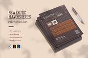 Flavors Series - Poster Template, a Poster Template by VUNIRA (Thumbnail 1 of 3)