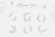 Summer botanical line art, a Decorative Illustration by Summer Nightingale Art (Thumbnail 10 of 12)