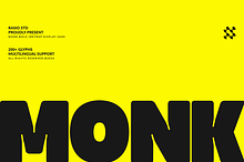 Monk Bold Display Sans Font