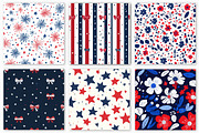 4th of July Patriotic Pattern Bundle, a Texture Illustration by Dream Creation (Thumbnail 6 of 7)