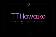 TT Hawaiko Typeface, a Sans Serif Font by Foxtype (Thumbnail 1 of 5)