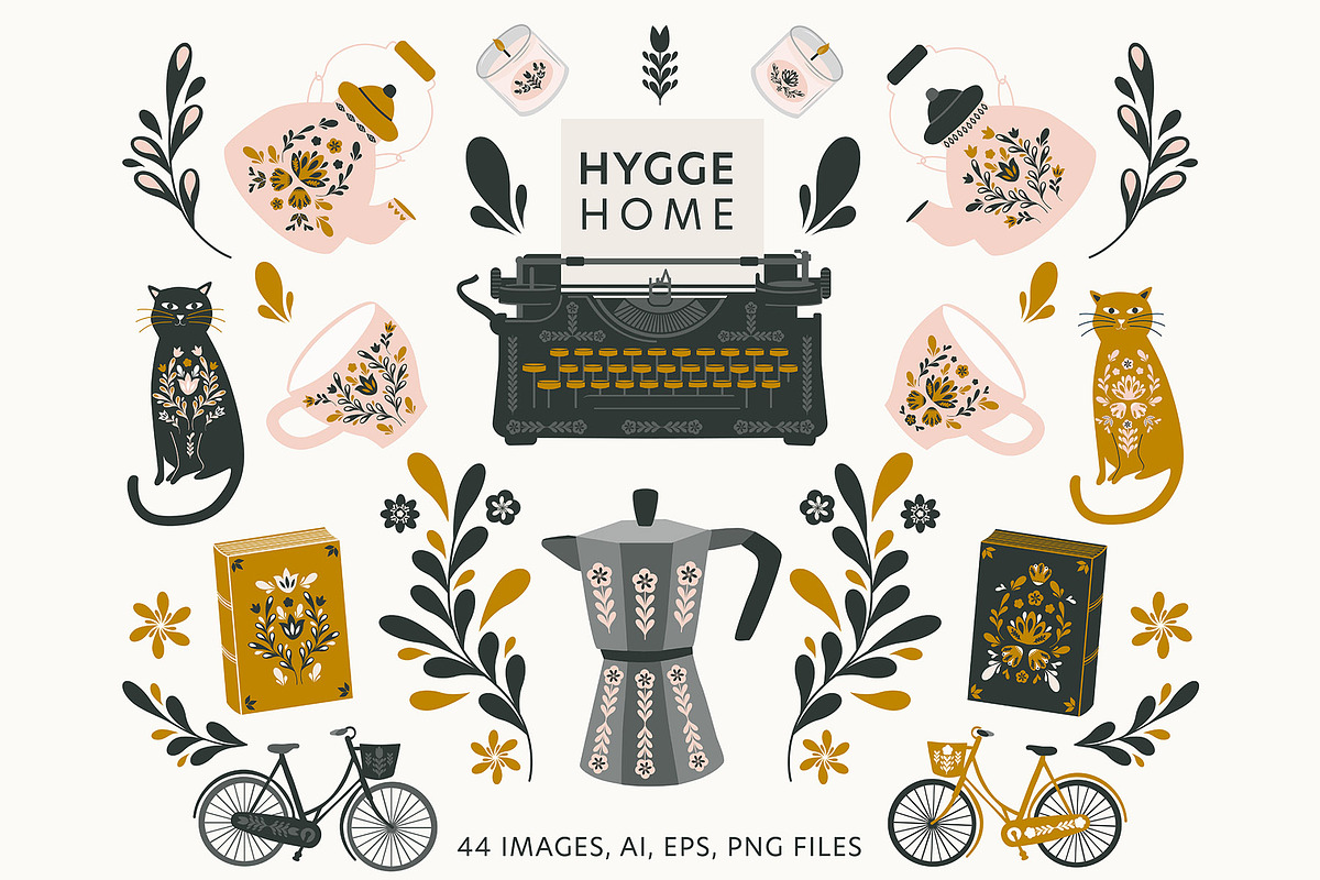 Hygge Home Illustrations, an Animal Illustration by Chus Moreno Studio (Photo 1 of 5)
