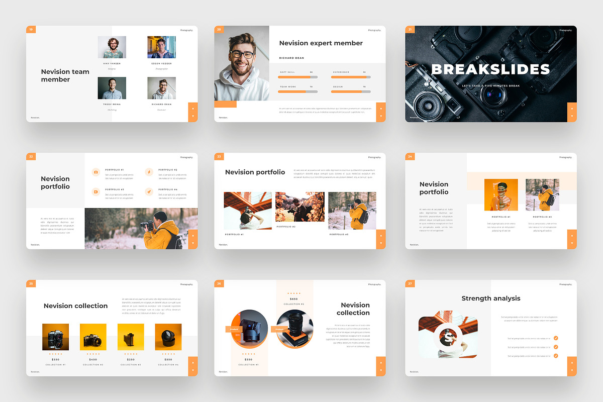 Nevision - Photography PowerPoint, a Presentation Template by BeadyLab (Photo 4 of 6)