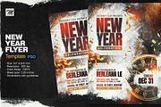 New Year Celebration Flyer, a Flyer Template by Tarommir (Thumbnail 1 of 3)