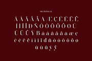 Sabila Modern Ligature Serif, a Serif Font by Alfinart (Thumbnail 11 of 11)