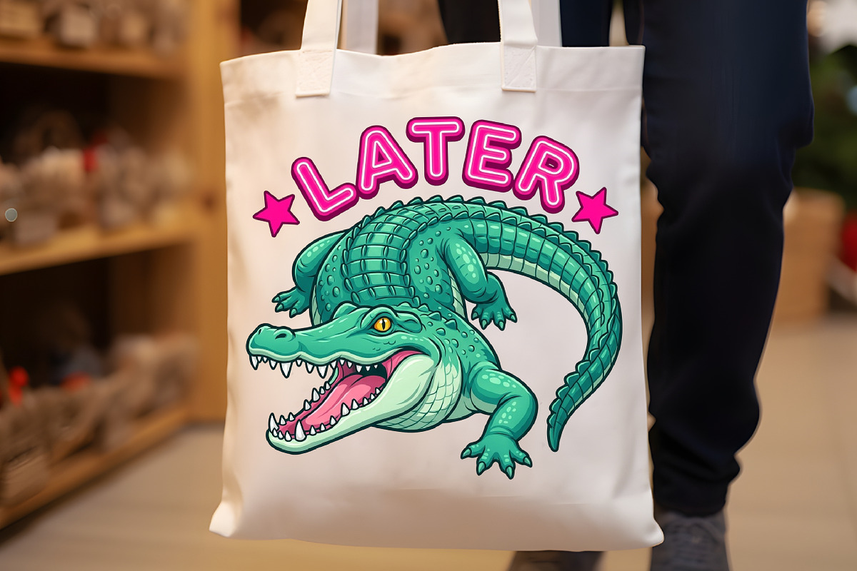 Later Gator Cute Alligator PNG, a Seasonal Illustration by Sublimation Artist (Photo 8 of 9)