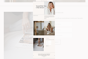 Melody Website Squarespace 7.1