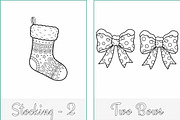 Christmas Holidays Coloring Pages, a Seasonal Illustration by Nuvame Arts & Designs (Thumbnail 18 of 21)