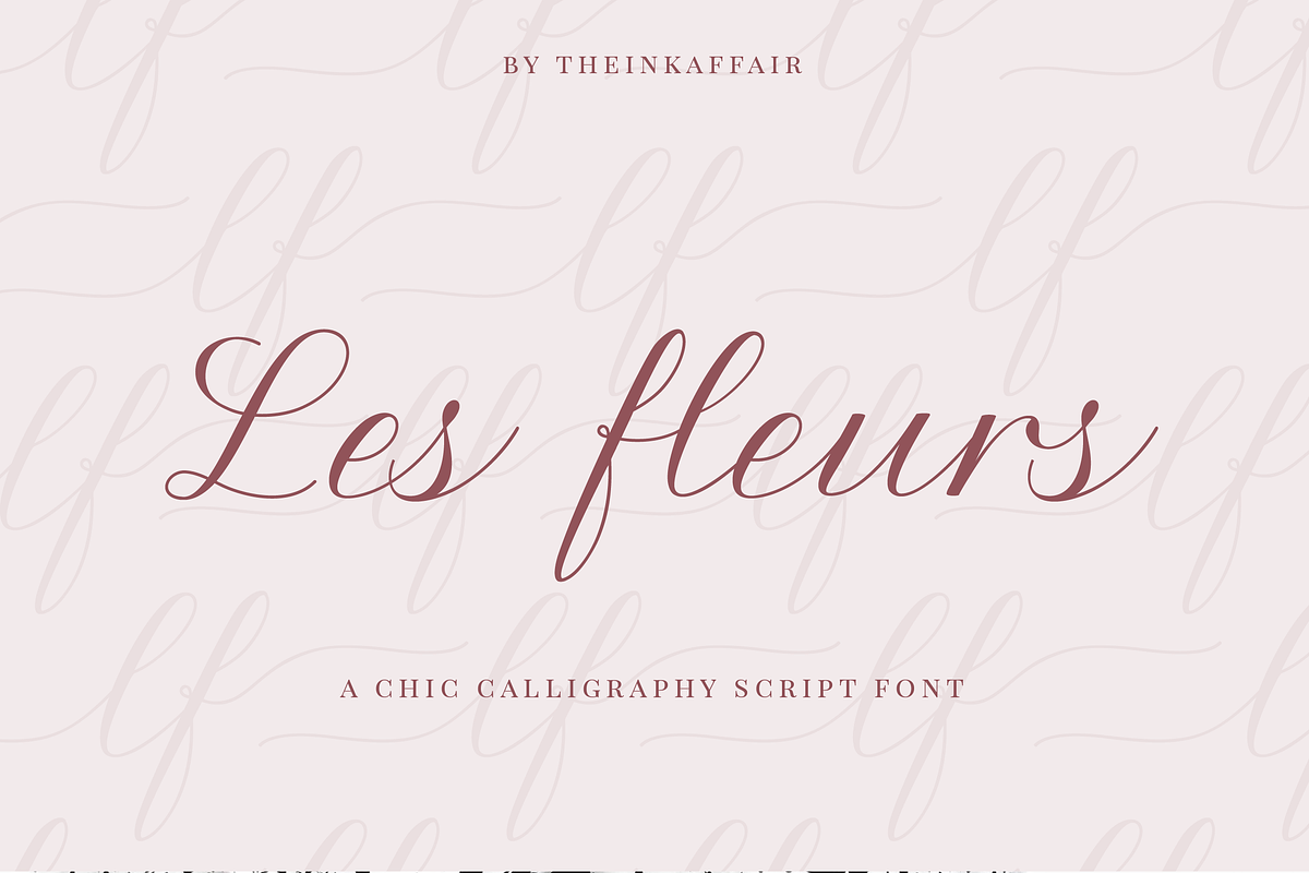 Les Fleurs Script preview 8