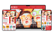 Sunglasses Shop website template, a Websites & App Template by wekreatif (Thumbnail 5 of 5)