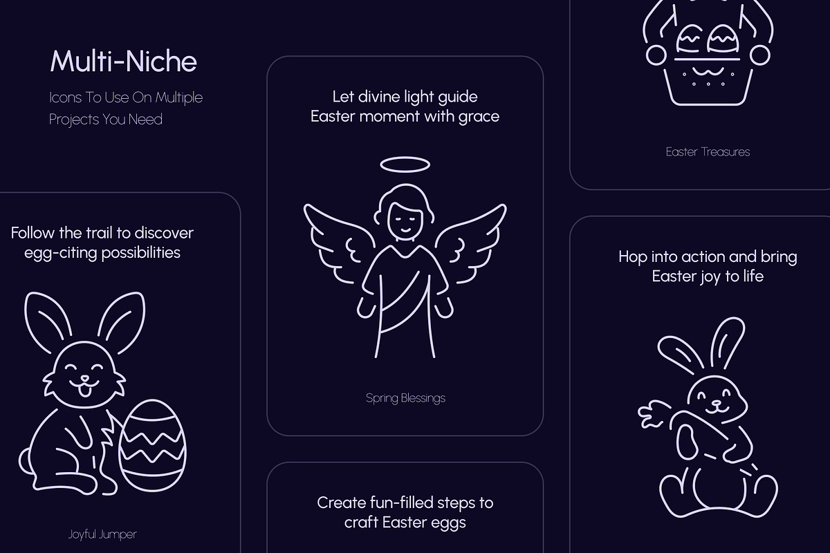 Easter Icons Collection, an Outline Icon by Prosymbols (Photo 3 of 8)