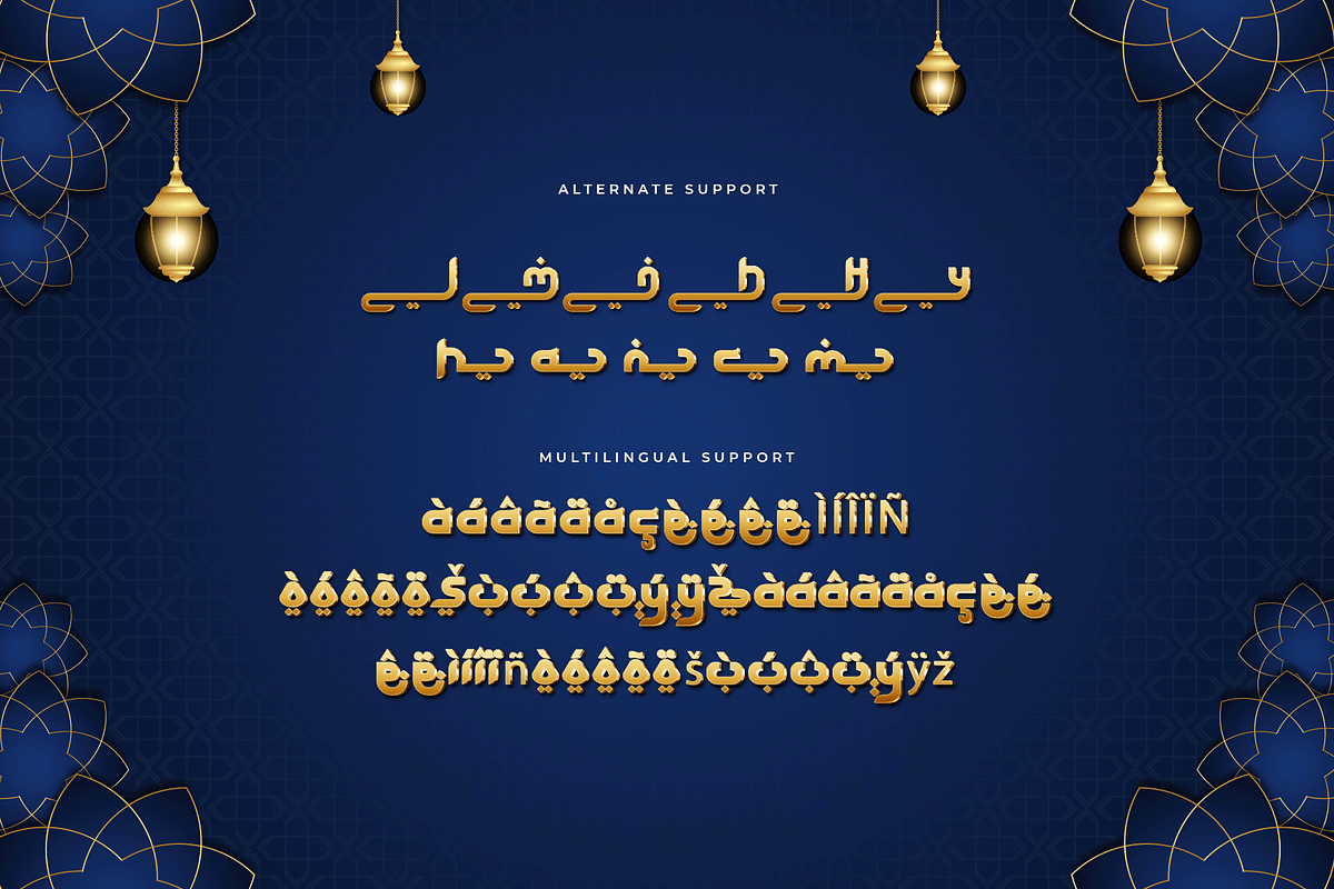 Barakallah - A Modern Arabic Font, a Handwritten Font by overlaytemplates (Photo 5 of 5)