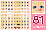 vector BIG avatars SET, a Templates & Theme by WINDmade (Thumbnail 24 of 40)