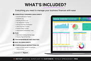 Small Business Finance Tracker Canva, a Design Template by DigiPax (Thumbnail 2 of 10)