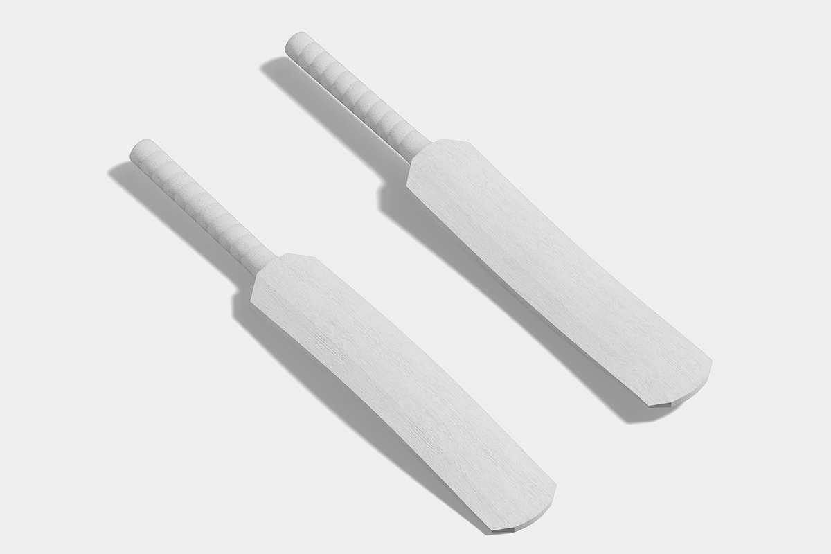 Cricket Bat Mockup, a Merchandise Mockup by Unerispace (Photo 3 of 4)