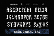 Dead Sky Darkletter Typeface, a Blackletter Font by alit design (Thumbnail 3 of 17)