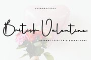 British Valentine, a Handwritten Font by InermediaSTUDIO (Thumbnail 1 of 8)