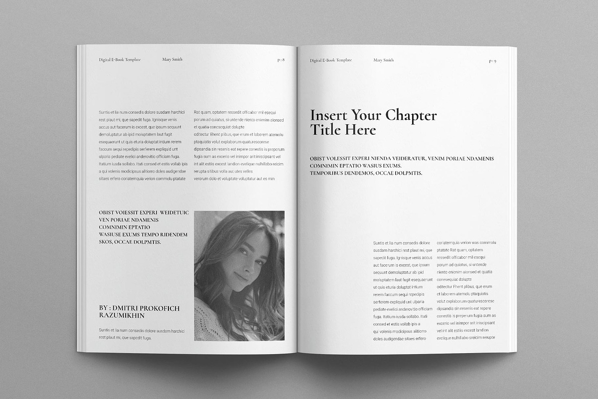 Digital E-Book Design Template, a Magazine Template by E-Type (Photo 4 of 7)